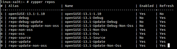  SUSE Linux系统中zypper命令用法汇总