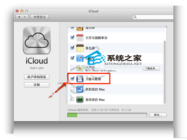 如何取消MAC iCloud文档存储功能