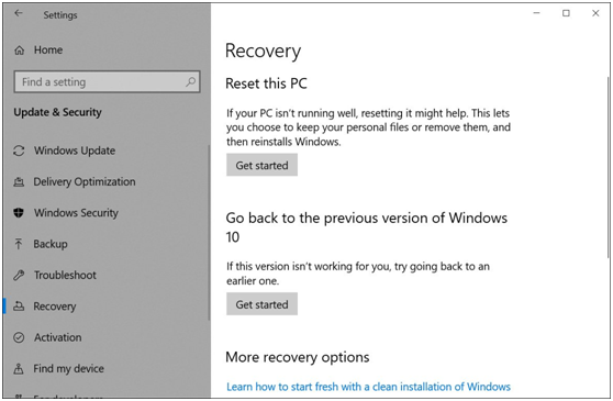 如何卸载Win10 20H2版本,并降级到以前