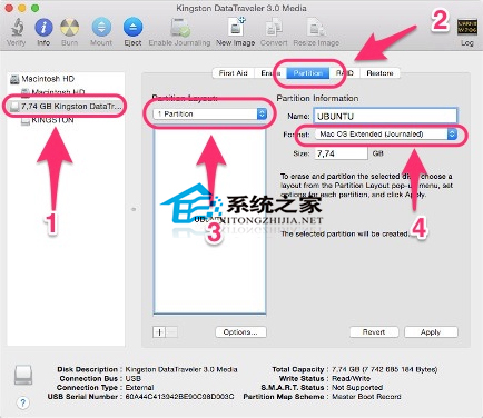 Mac OS X如何制作Ubuntu usb启动盘