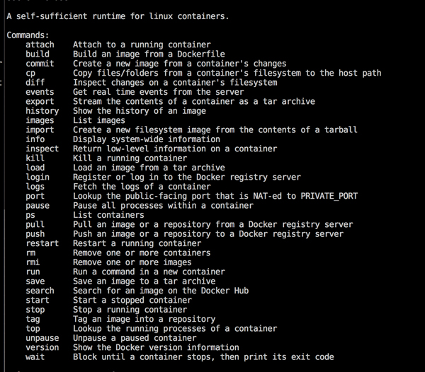 Linux系统Docker命令的使用方法