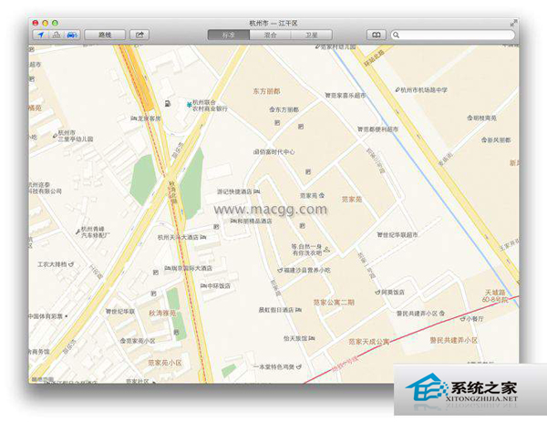 MAC如何使用地图查看交通状况