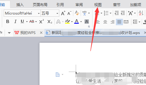 wps标尺怎么调出来?