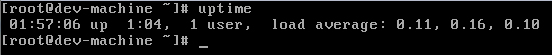Linux uptime命令操作实例