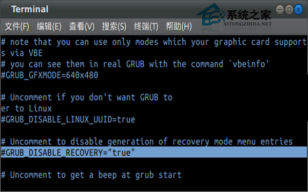 Ubuntu 12.04系统如何关闭恢复模式