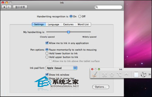 MAC系统Ink选项功能解析