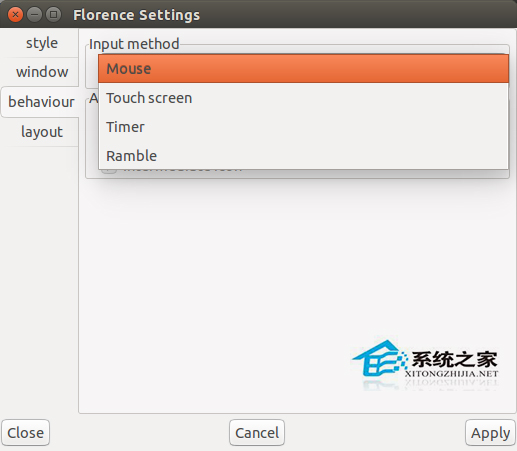 Linux使用Florence设置屏幕键盘操作实例